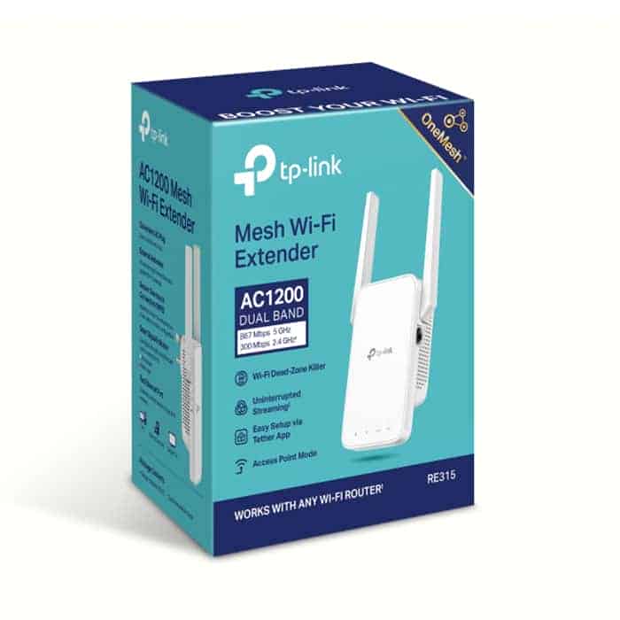 (image for) TP-LINK RE315 AC1200 Mesh WiFi Range Extender Plug